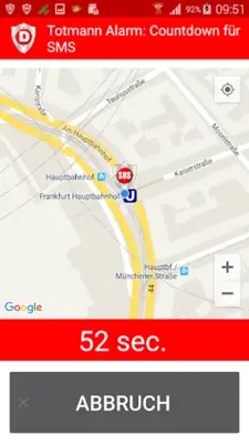 SOS emergency 'GPS BodyGuard' android App screenshot 4