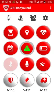 SOS emergency 'GPS BodyGuard' android App screenshot 7